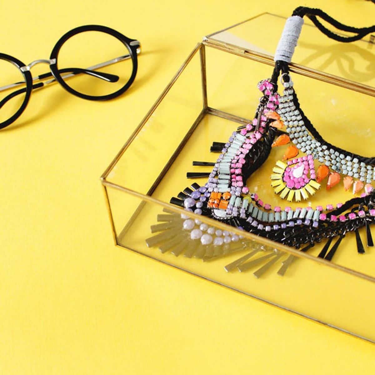 DIY This Iris Apfel-Inspired Statement Necklace