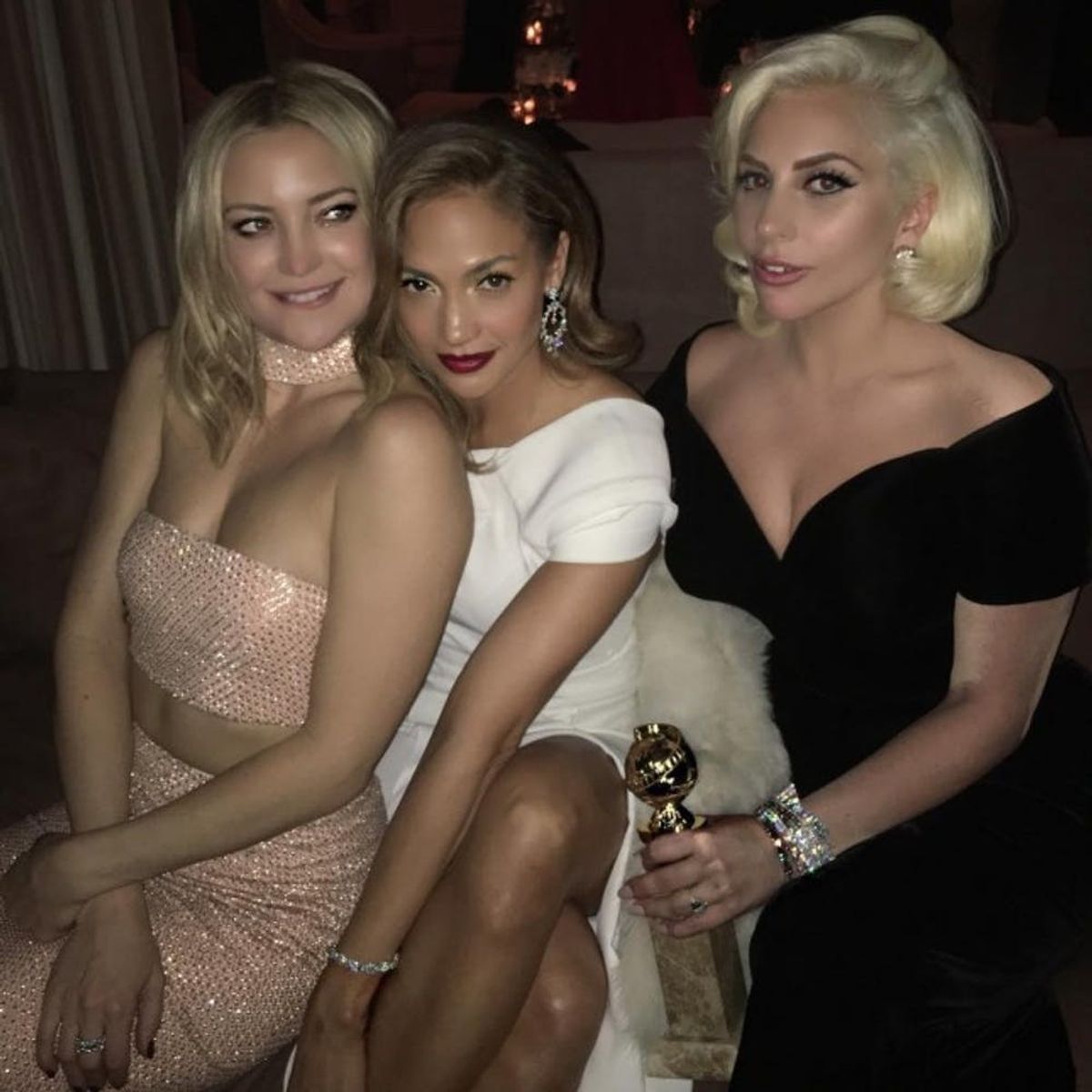 The Best Instagrams from the Golden Globes Will Give You Serious Squad Goals