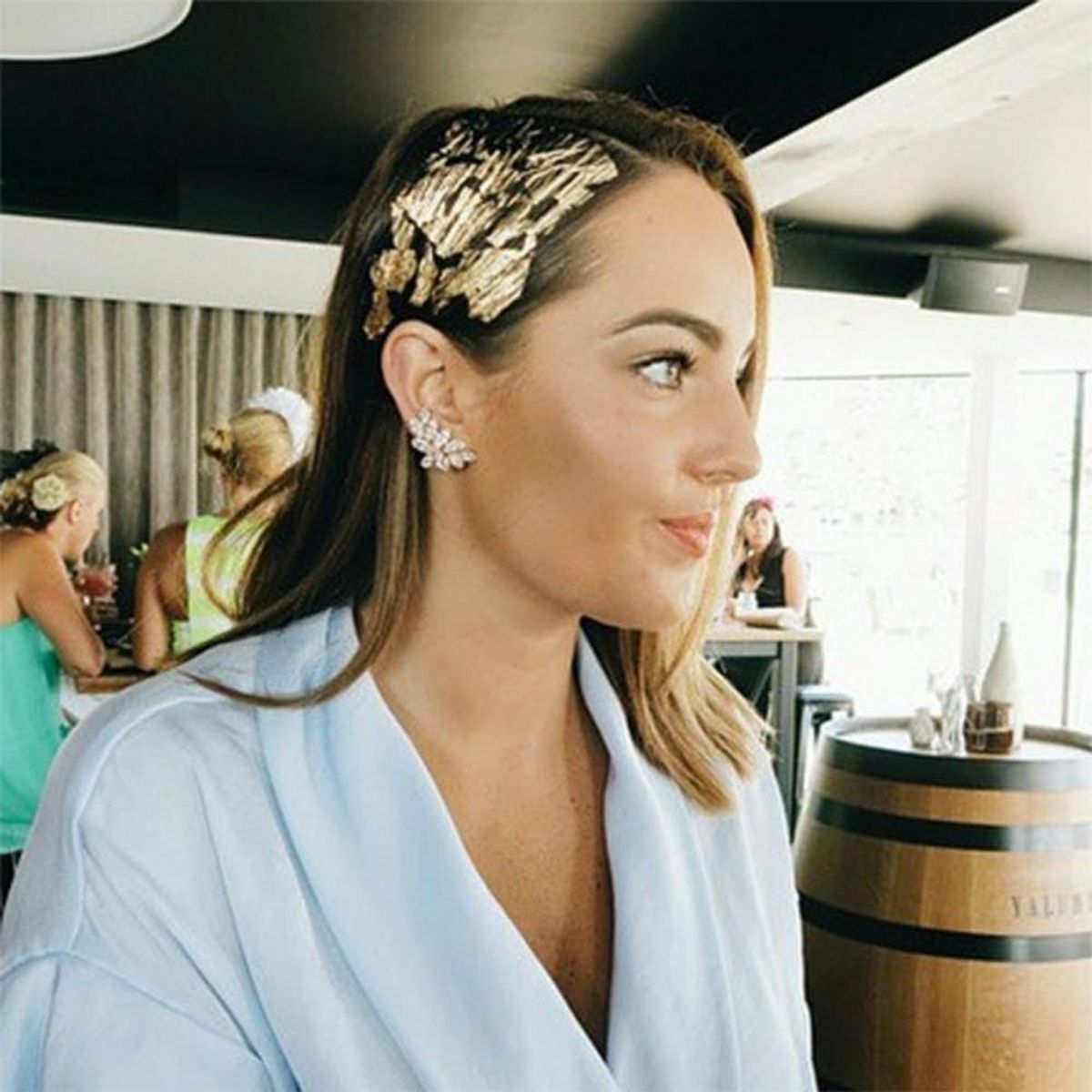 How to Make Gold-Leaf Hair DIYable and Actually Wearable