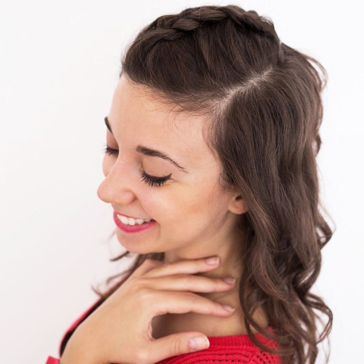 5-Minute Hairstyle: How to DIY a Half-Up Braid in Just 3 Steps