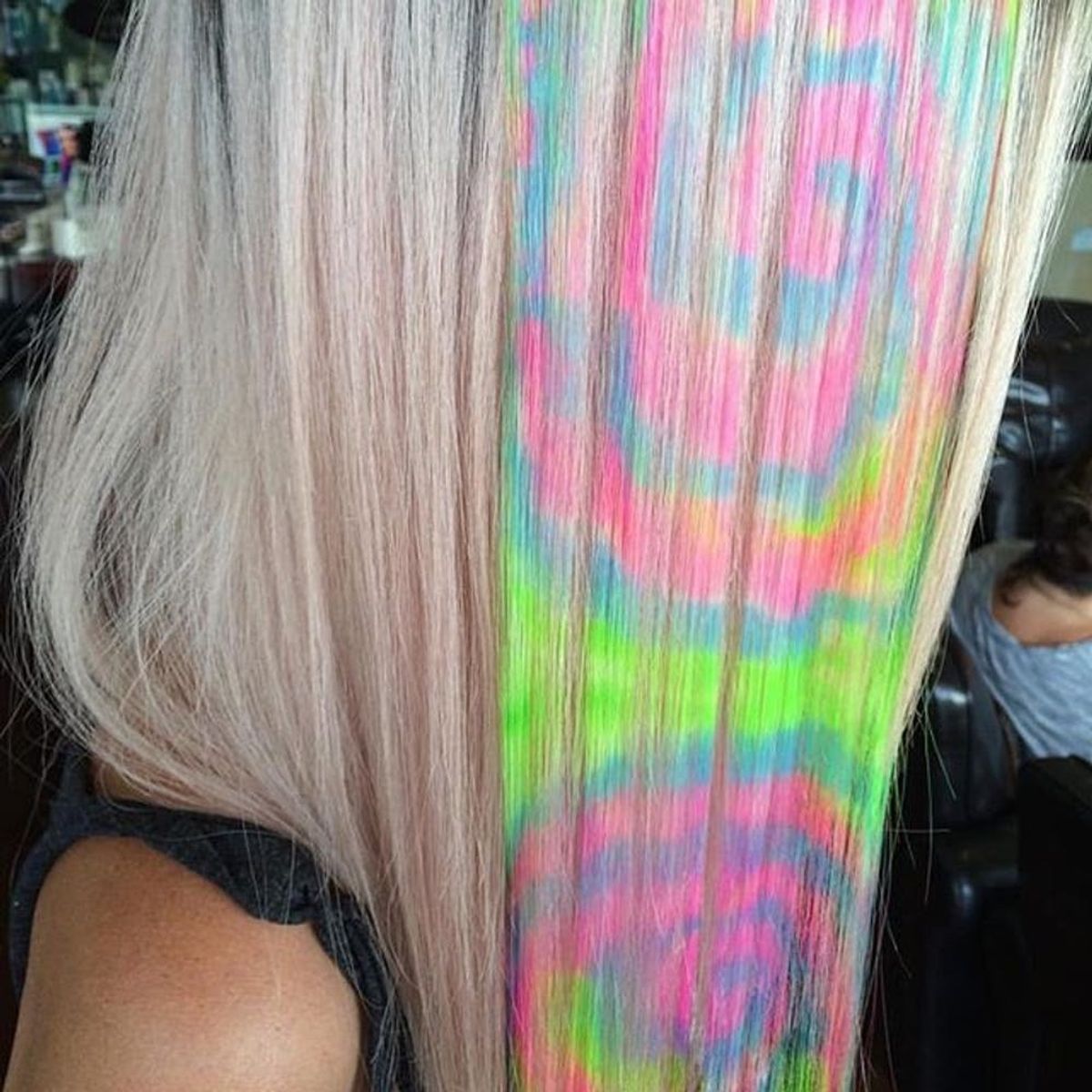 This Crazy New Hair Color Trend Is Lisa Frank-Approved