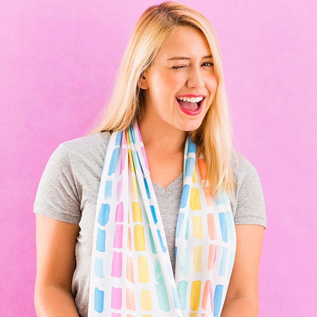 Make This Anthropologie Scarf With Only 3 Materials