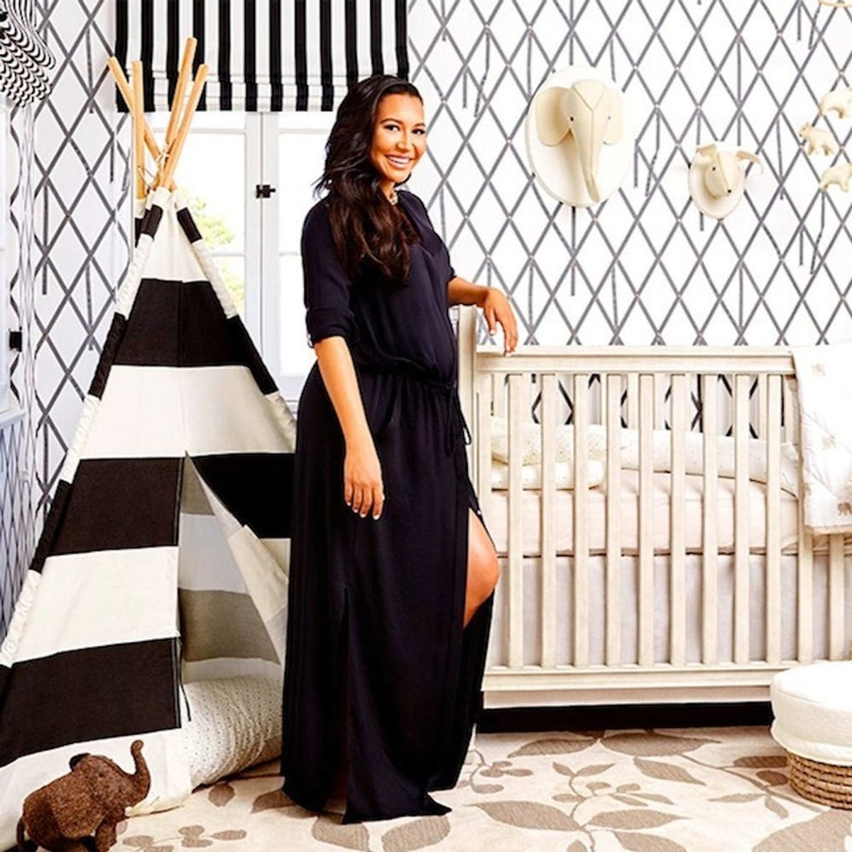 How to DIY Naya Rivera’s Rad Monochromatic Nursery