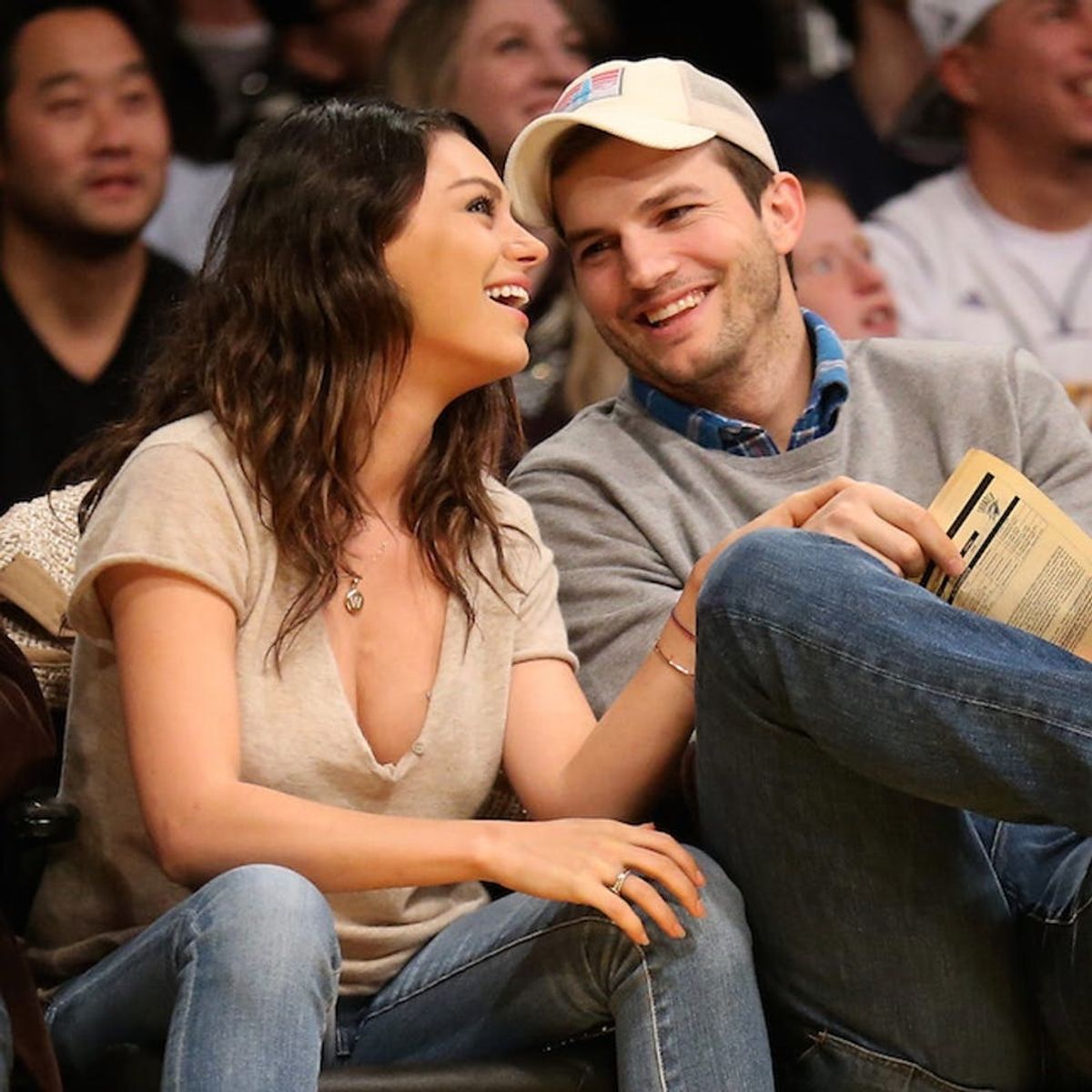 Ashton and Mila Had a Secret Wedding Over the Weekend!