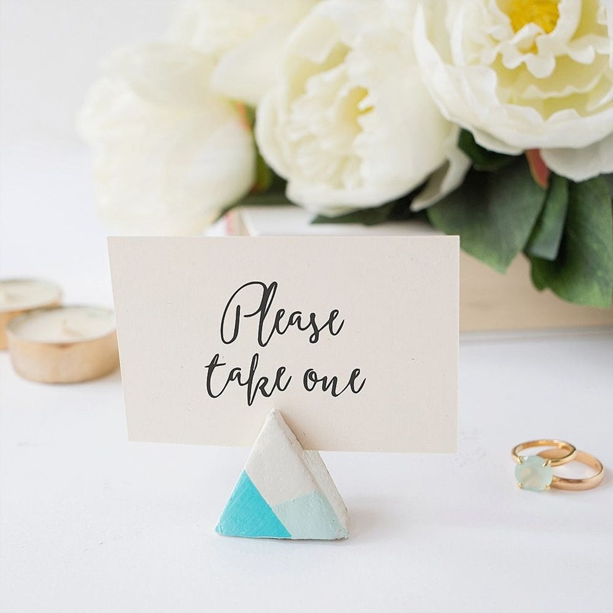 How to Make Easy Geometric Card Holders