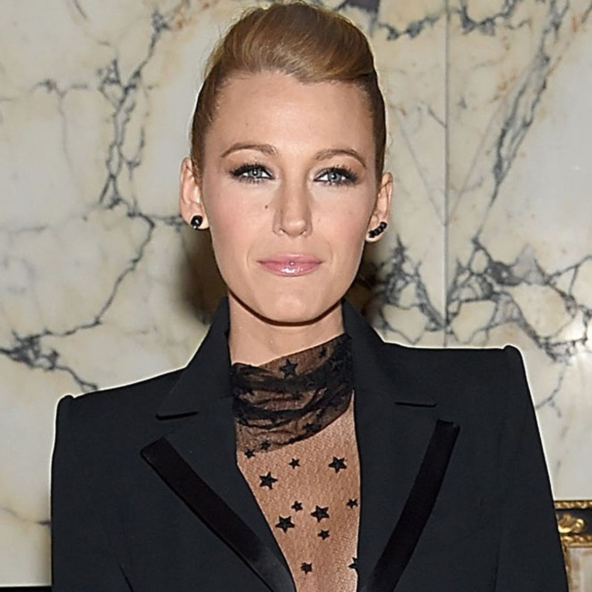 Blake Lively Shows Us the Prettiest Way to Wear Menswear Ever