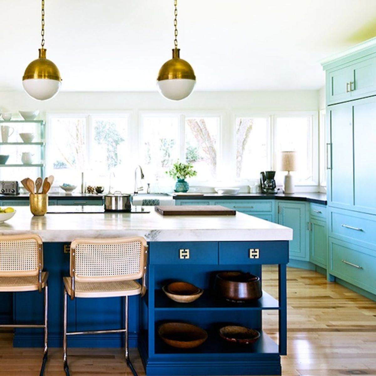 15 Colorful Kitchens You’ll Wish Were Yours