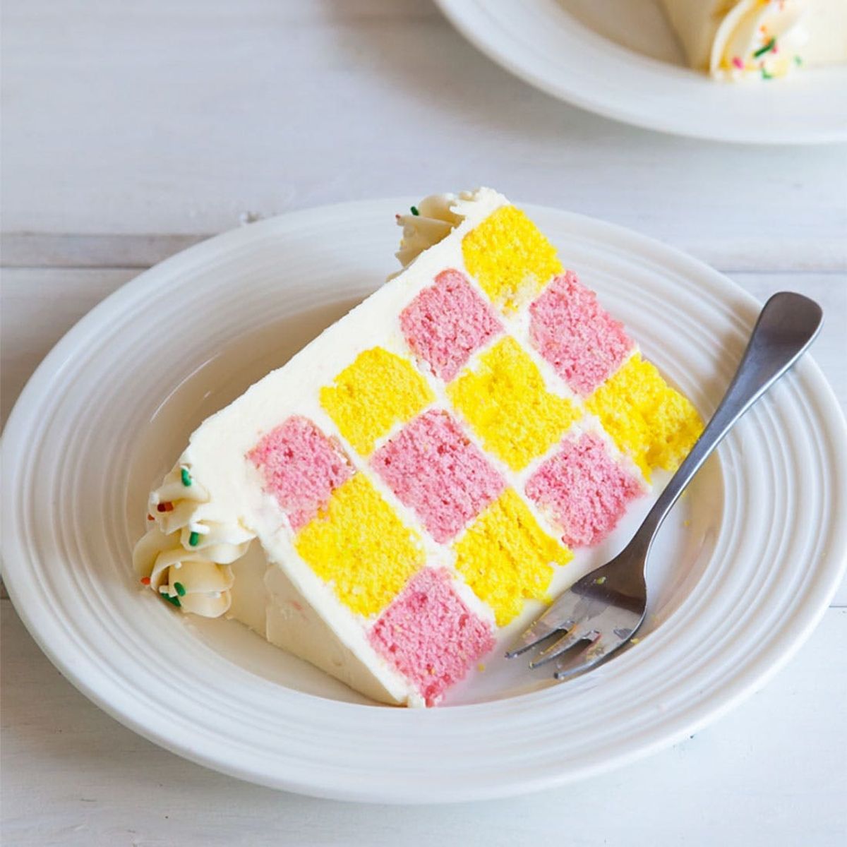 How to Make a Checkerboard Cake That Will Blow Your Guests' Minds