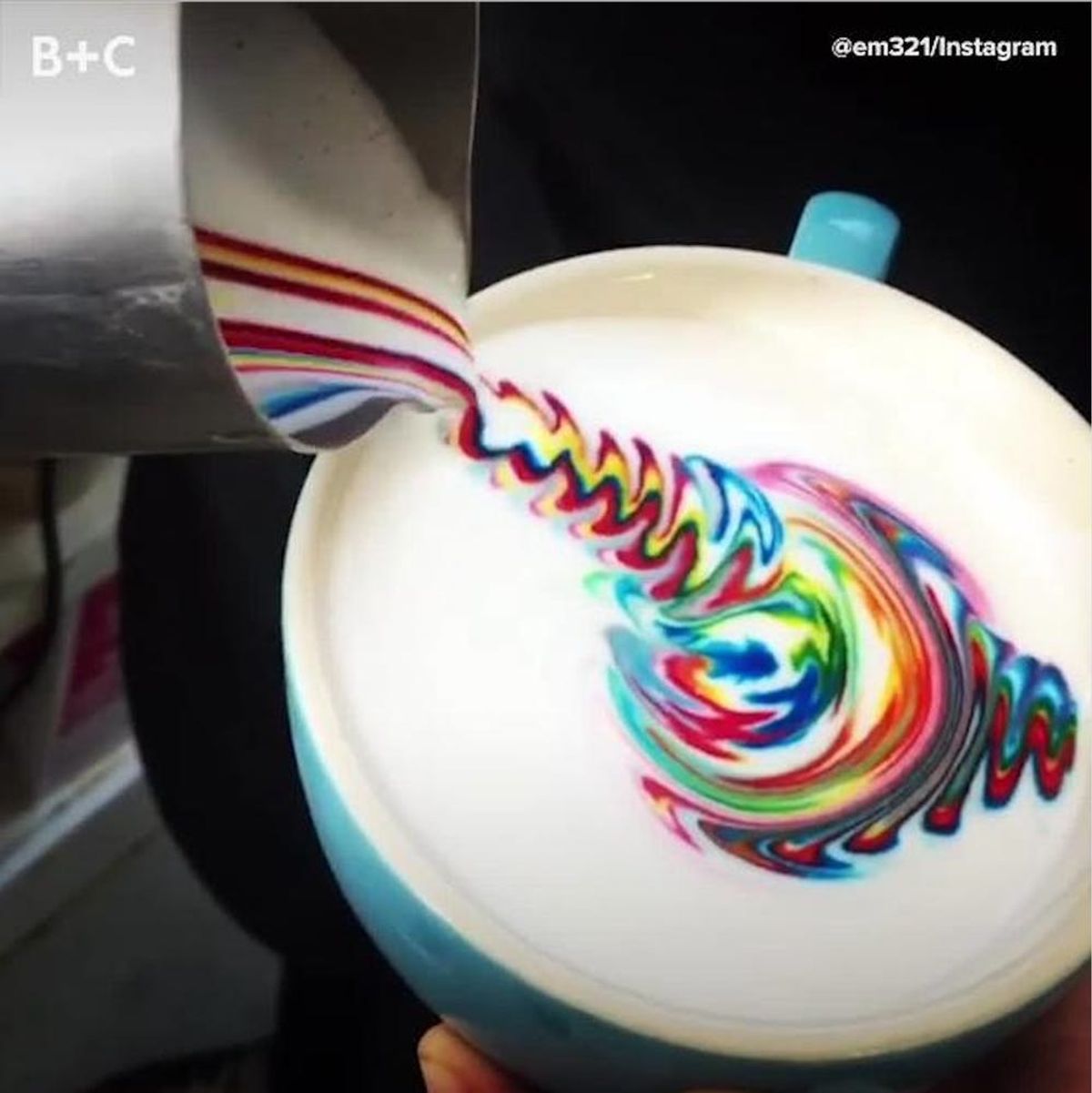 Rainbow Lattes Are Pure Magic