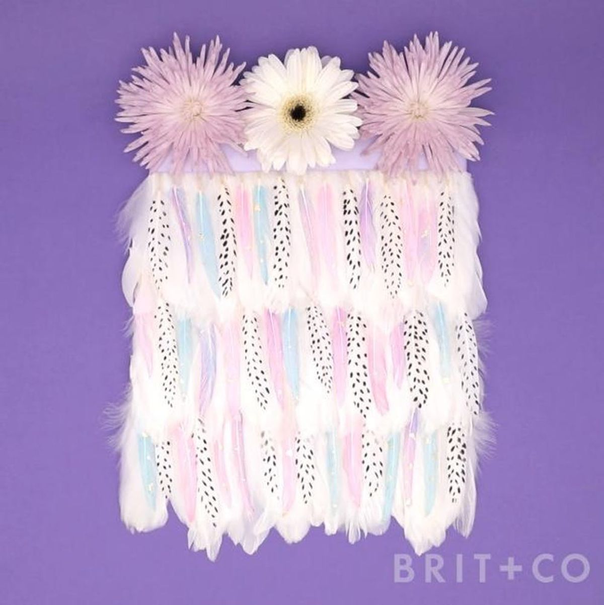 How to Make a Feather Wall Hanging Brit + Co
