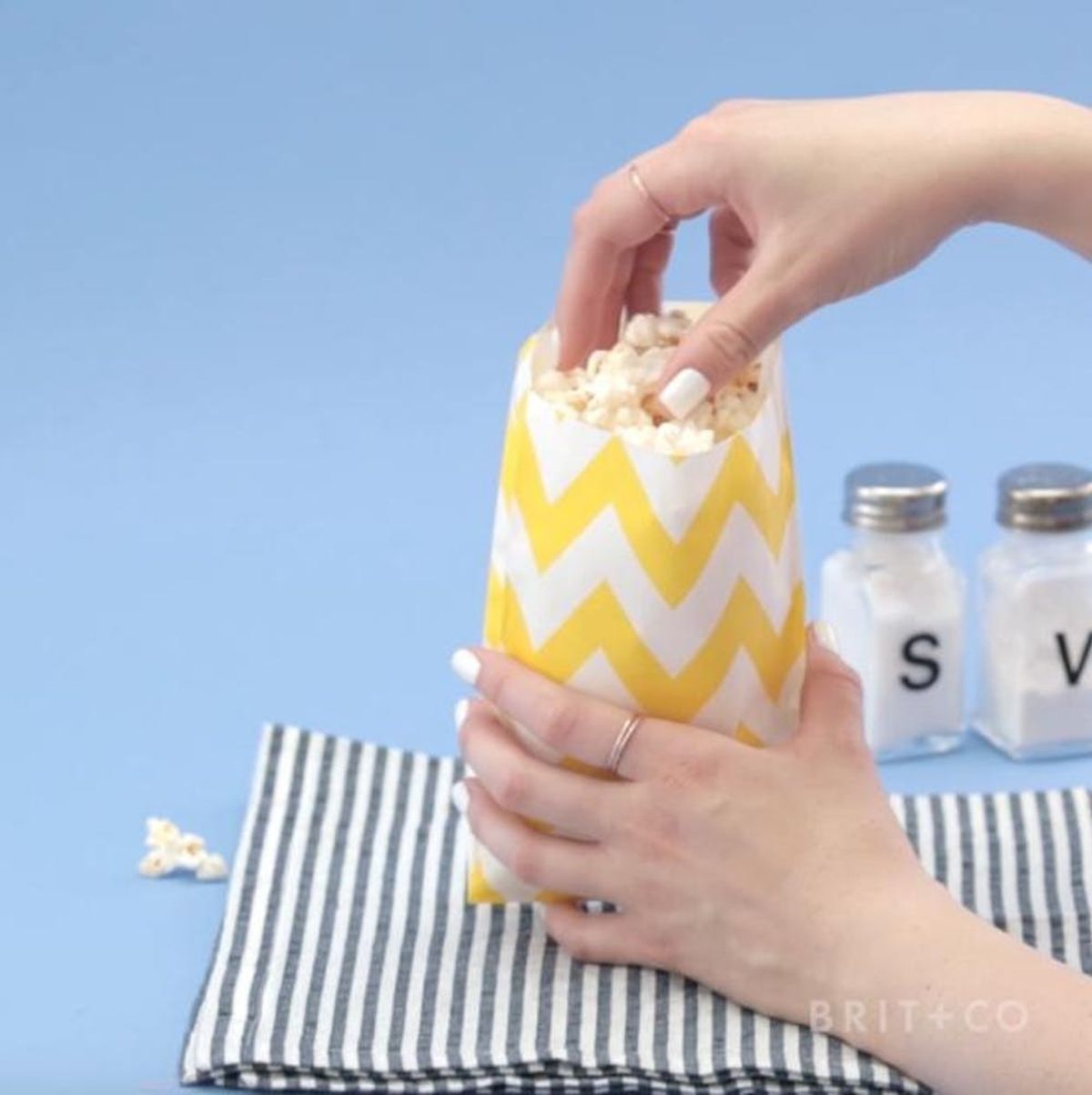 How to Make Salt + Vinegar Popcorn Brit + Co