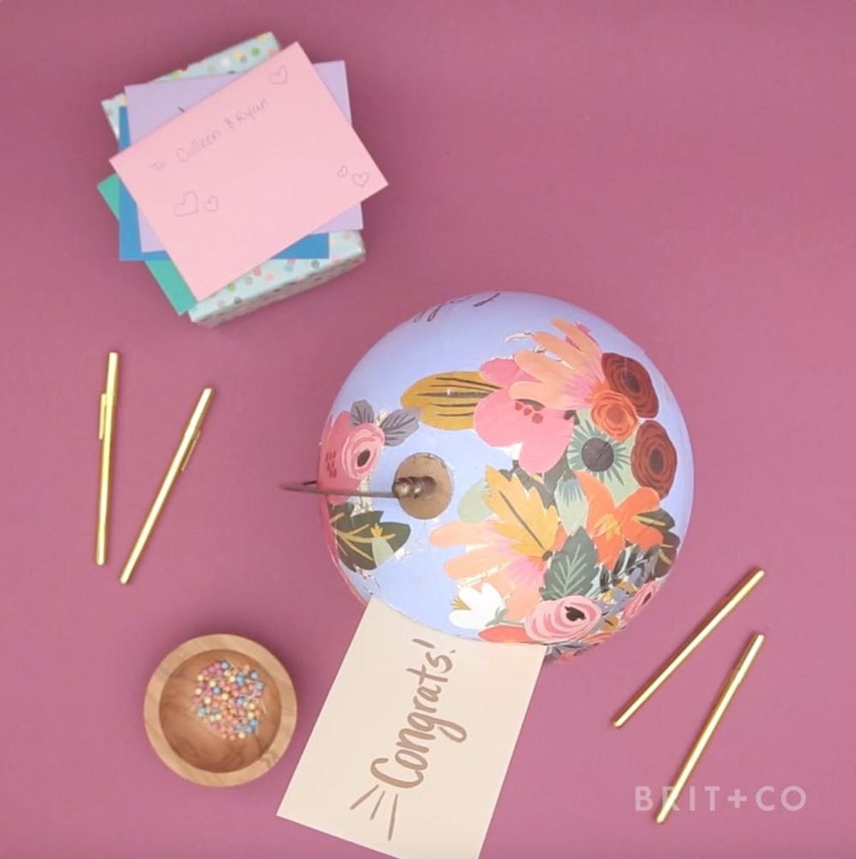 How to Make a Honeymoon Globe