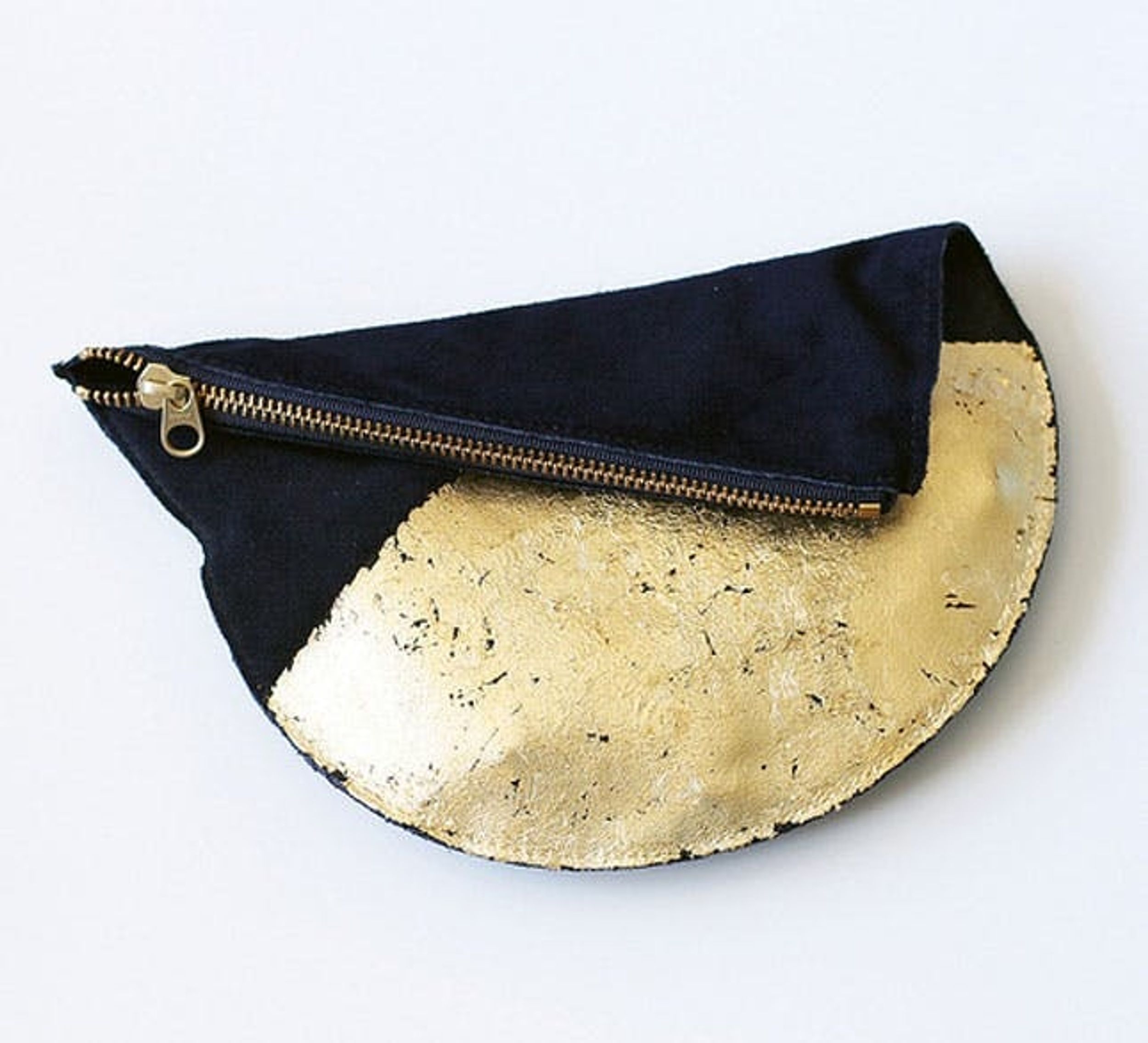 If You Gild It… DIY Gold Leaf Clutch Brit + Co
