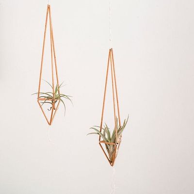 How to Make Gorg Copper Pipe Plant Hangers in 10 Minutes - Brit + Co