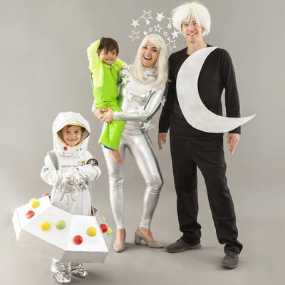 open lace back dress Space Kid Costumes