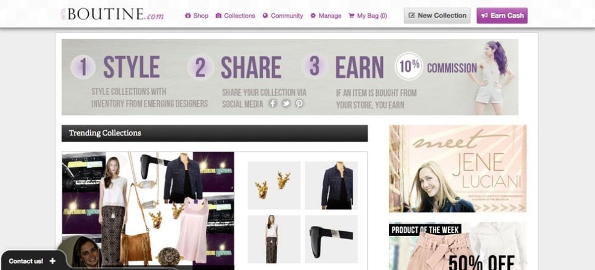 Boutine Lets You Go Shopping with Friends… Online!