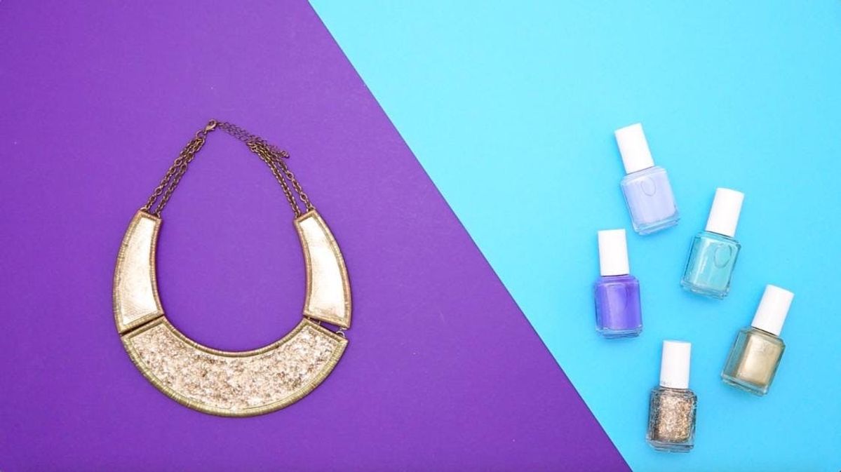 Use Nail Polish to Update Thrift Store Accessories!