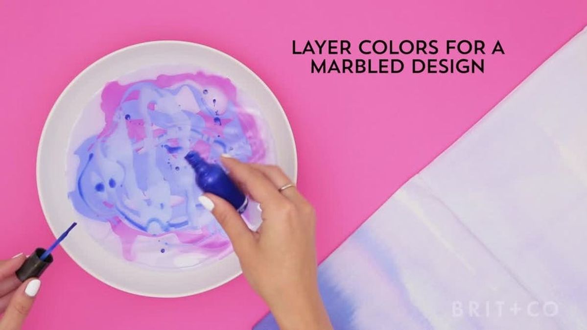 How to DIY a Marbled Keyboard Cover Brit + Co