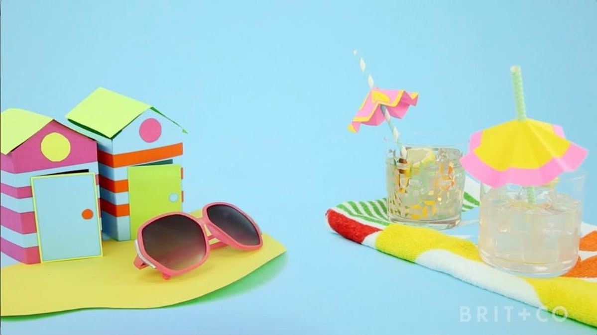 How to DIY Umbrella Straws