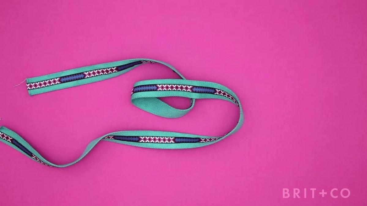 How to DIY a Yoga Mat Strap Brit + Co