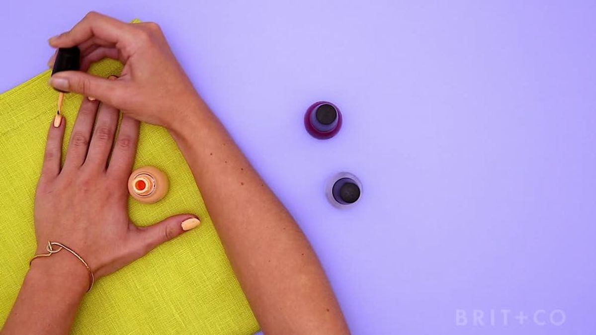 DIY This Easy and Chic Two-Tone Manicure