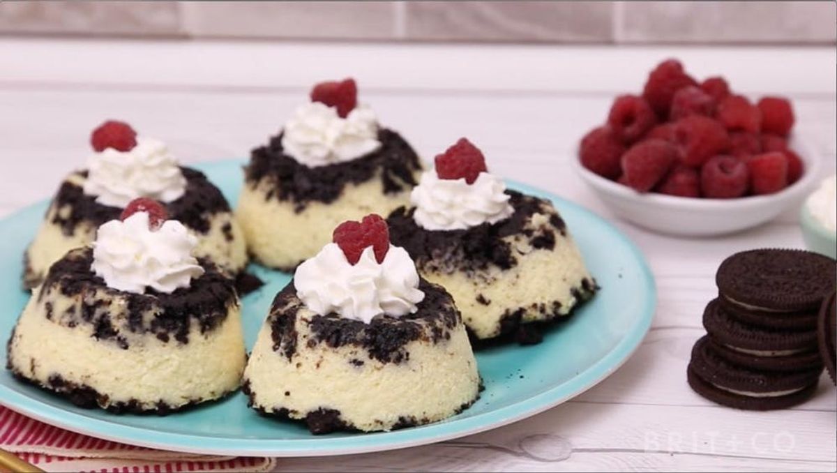 How to Make Muffin Tin Oreo Cheesecake Brit + Co
