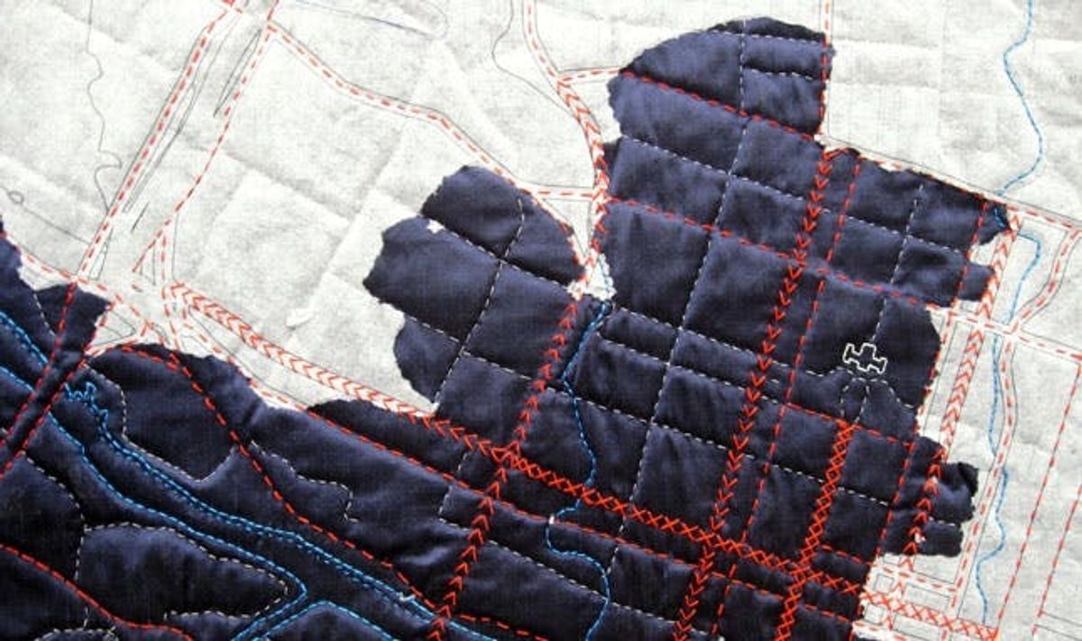 Sewing 101: DIY Map Quilt Kits