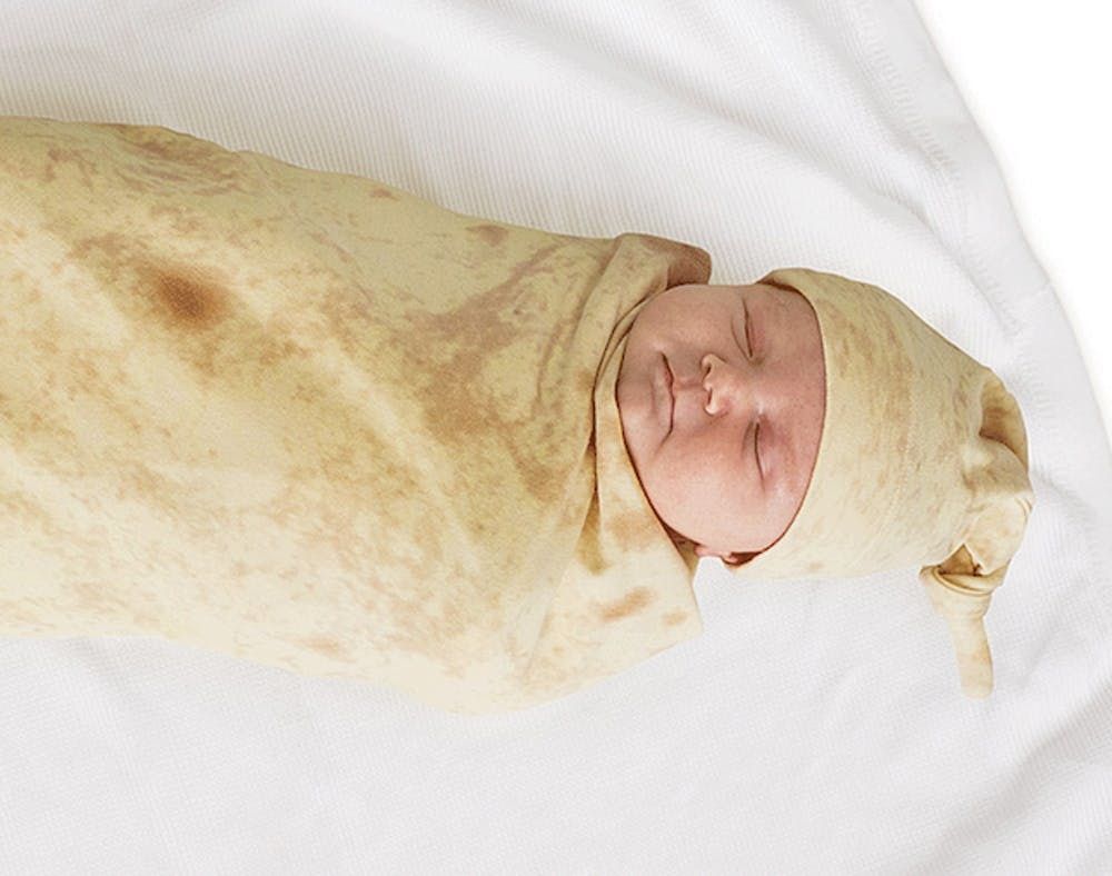 Wrap Your Baby Up like a Burrito in This Ridic Blanket Brit + Co