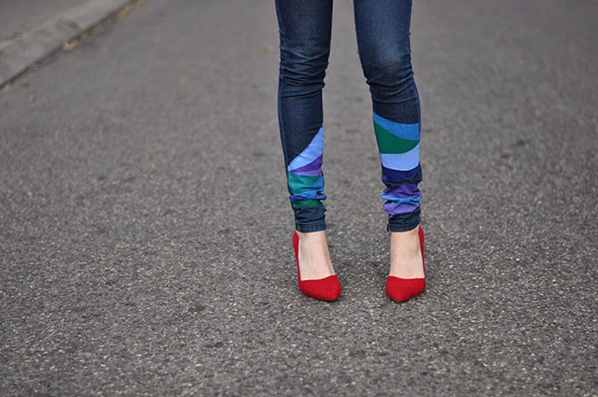 From Patterns to Cutouts: 24 Ways to Give Your Pants a DIY Upgrade