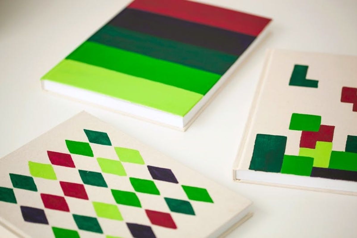 DIY Basics Custom Canvas Notebooks Brit + Co