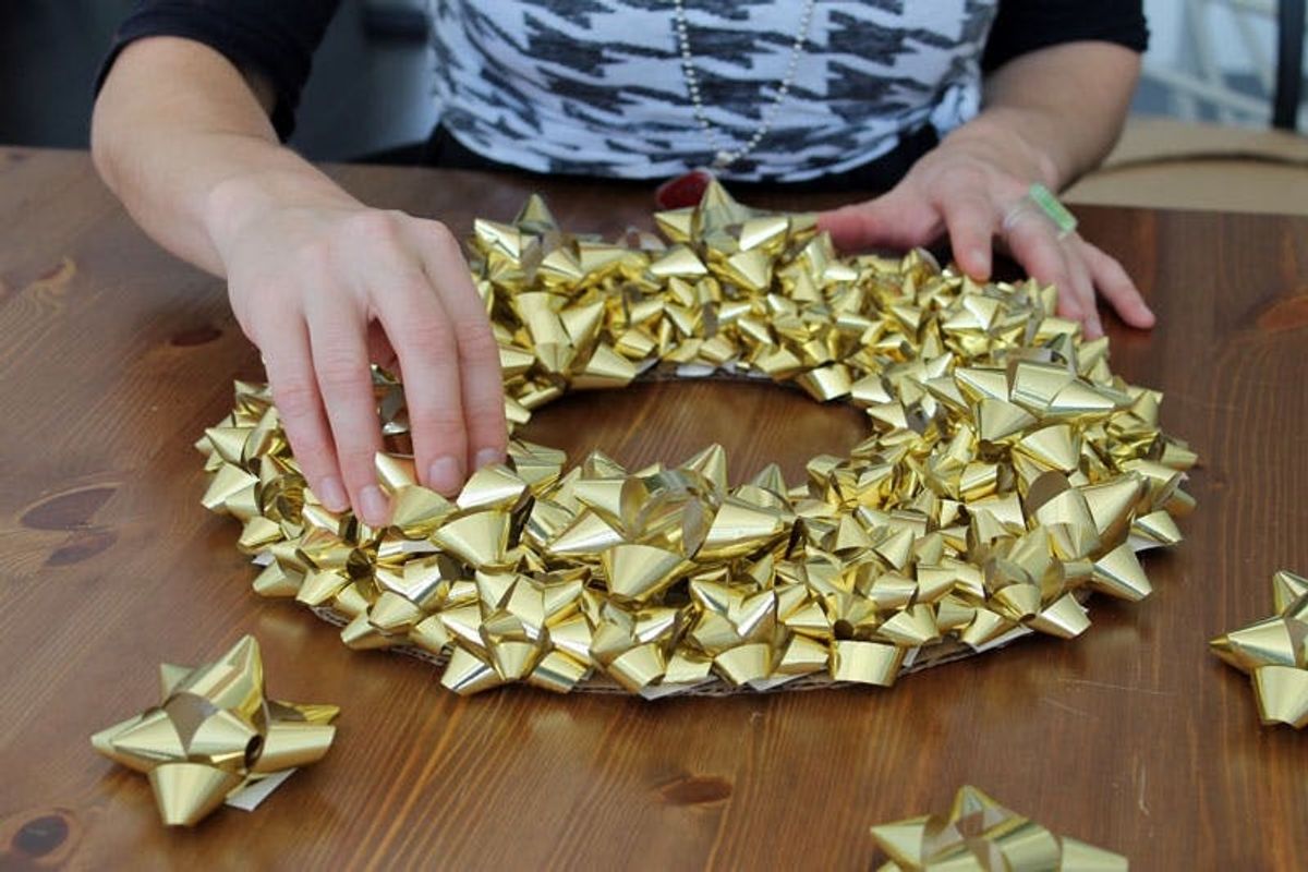 The Simplest Way to Deck Your Door for the Holidays