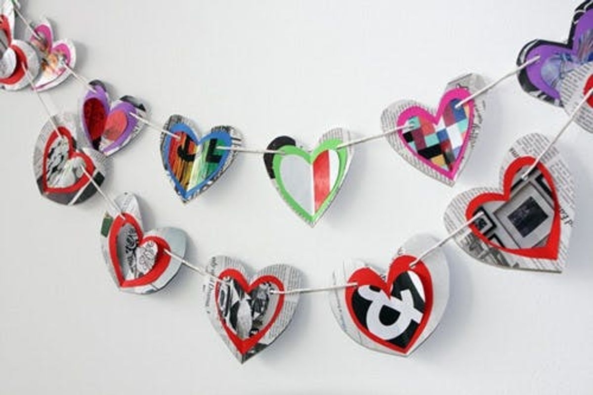 Super Simple Valentine’s Day Bunting