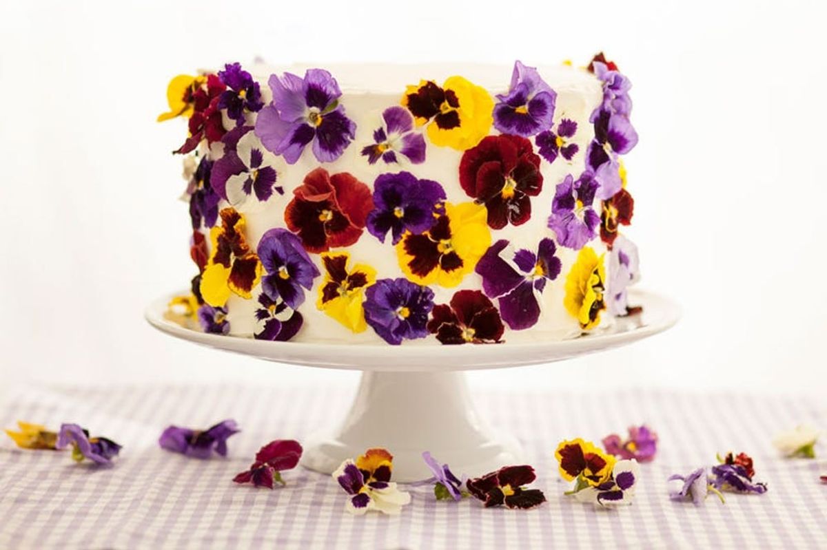 Favorite Now, Make Later: Edible Flower Cake
