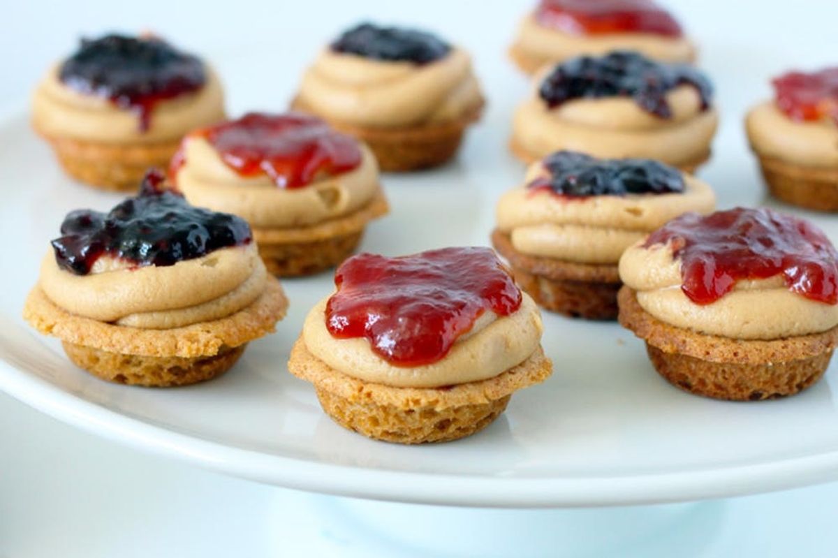 Recipe Remix: PB&J Cookie Cupcakes