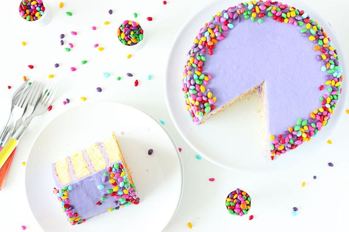 Grab a Slice of Our Lemon Lavender Champagne Cake