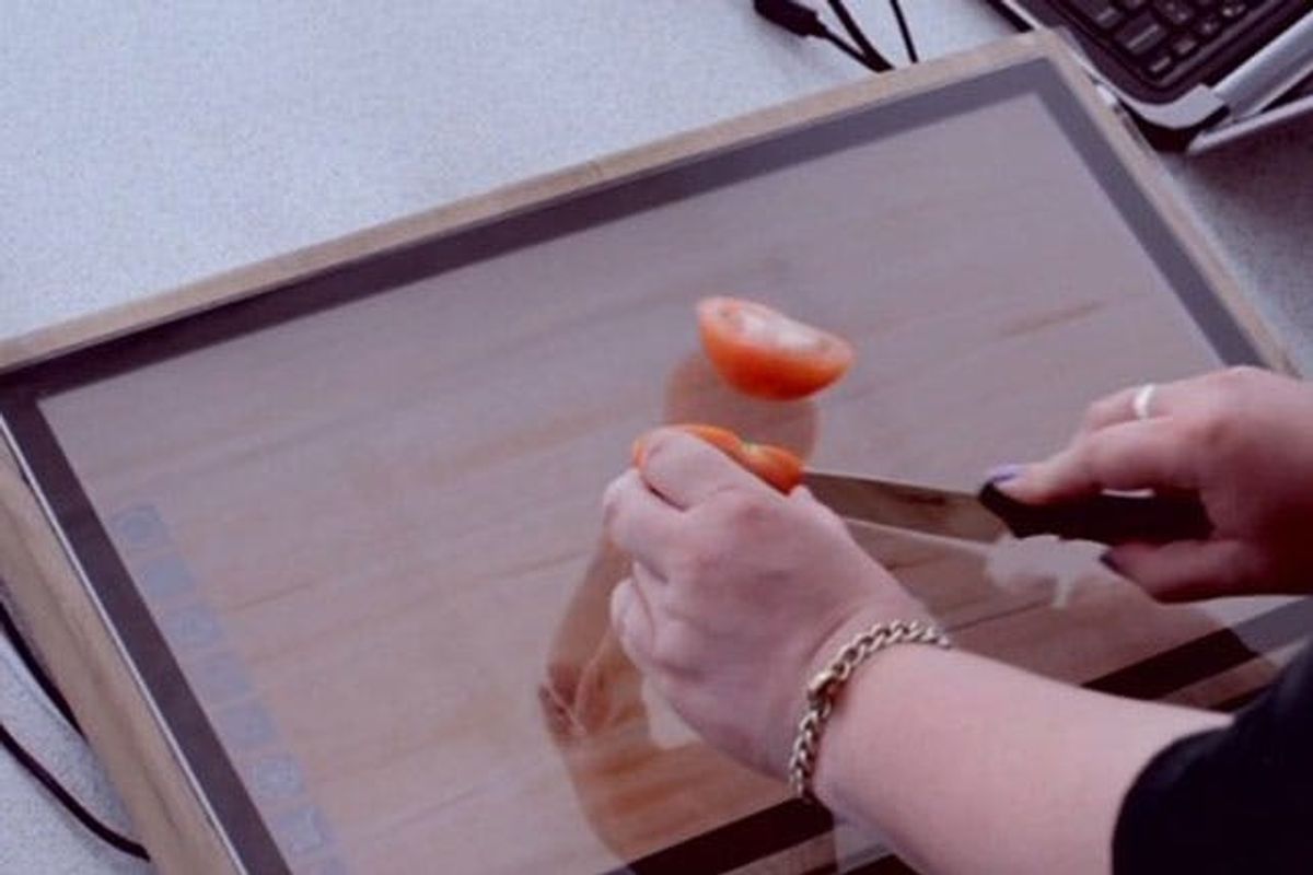 Made Us Look! The ChopSyc Digital Cutting Board Brit + Co