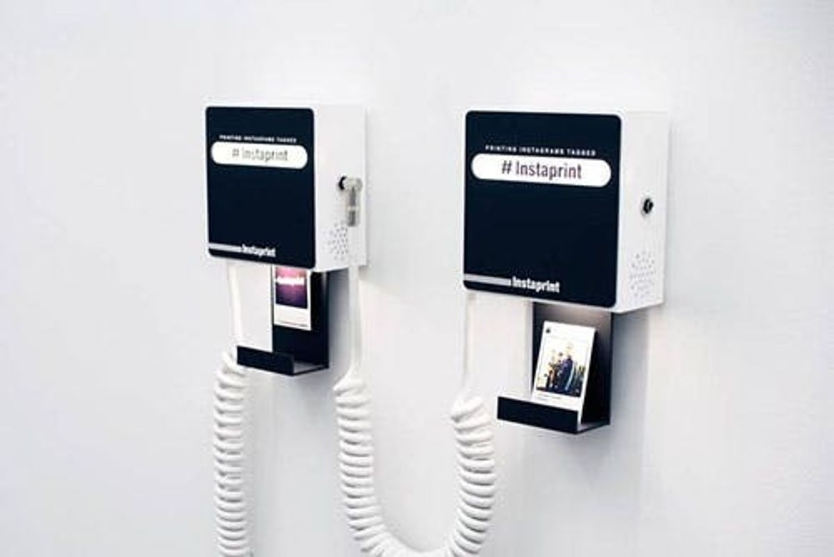 Instaprint is a Photo Booth for the Instagram Generation