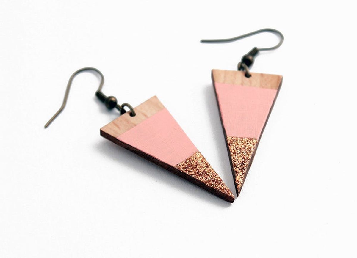 35 Gorgeous Pairs of Handmade Wooden Earrings