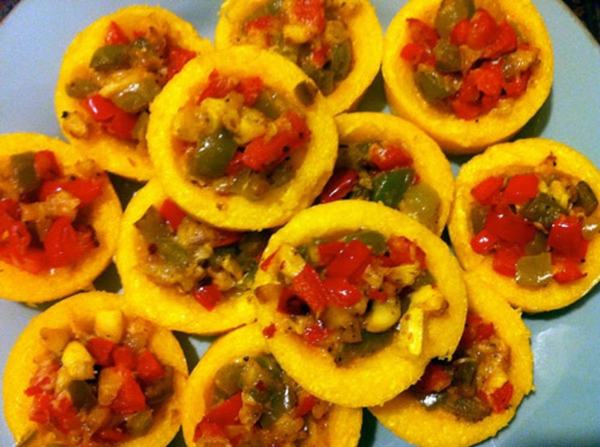 Peppery Polenta Pots