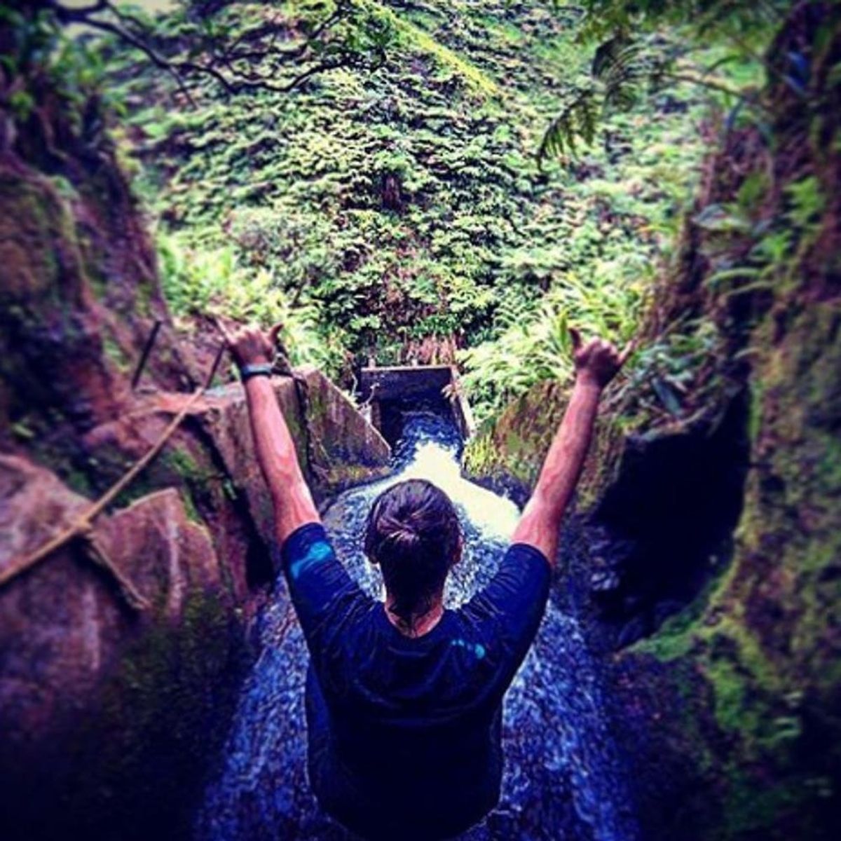 Hawaii’s Hidden Jungle Waterslide Is the Thrill of a Lifetime