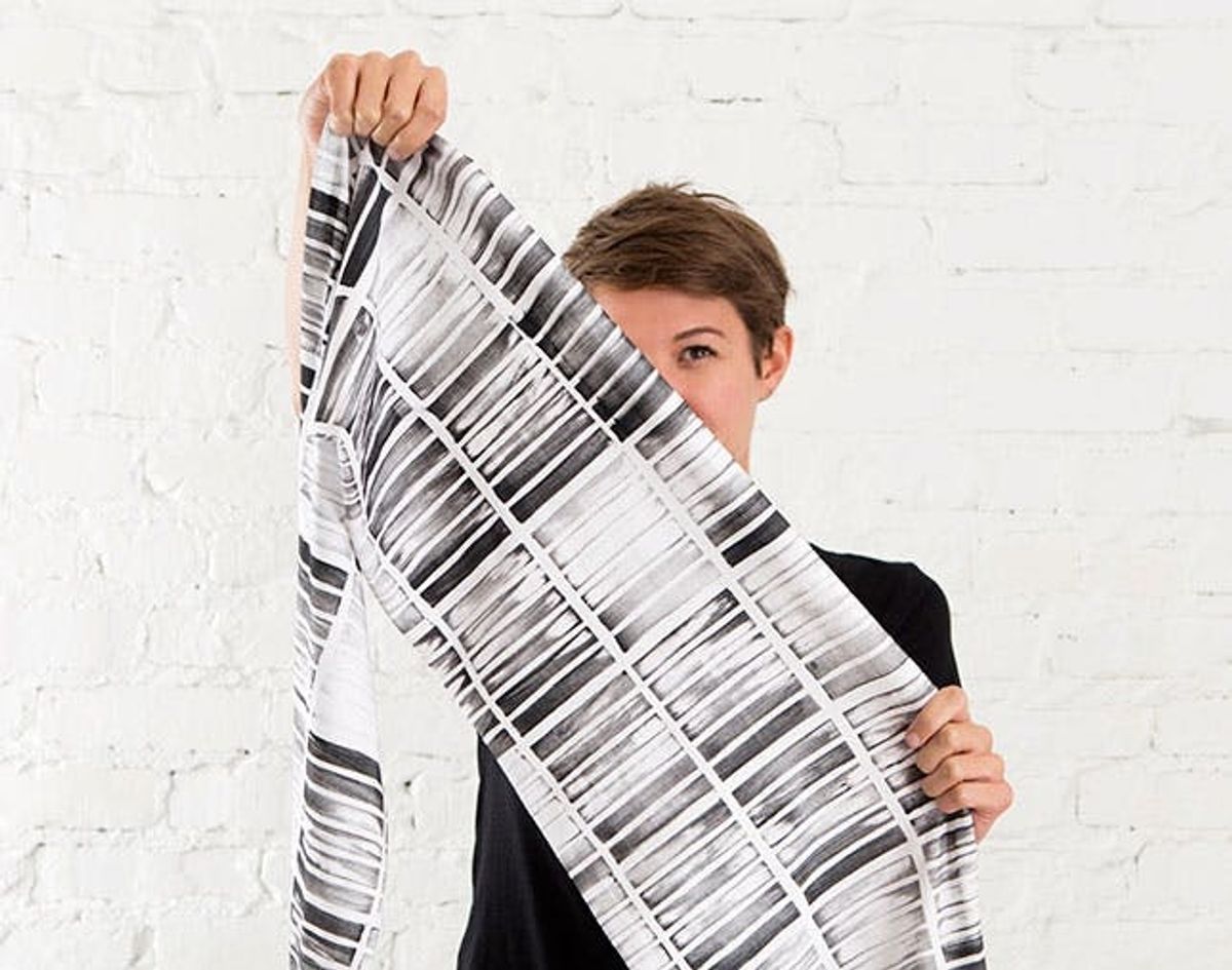 How to Make Your Own Hand-Stamped Napkins and Scarves