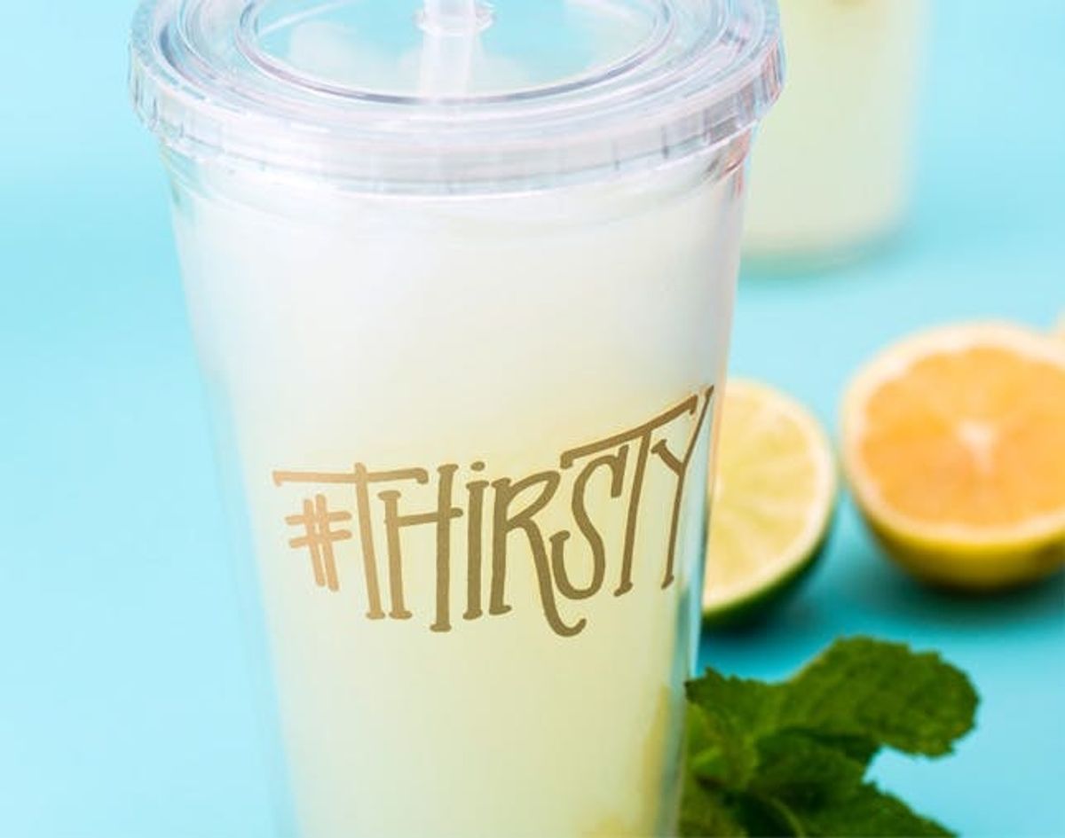 1 #ThirstyThursday Tumbler and 5 Drinks to Fill It With