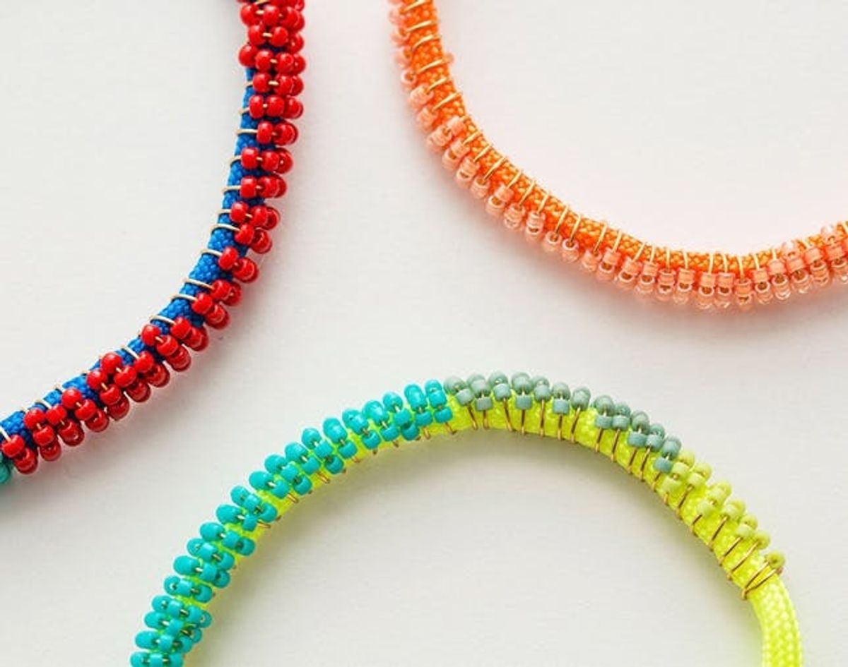 2 Modern Takes on DIY Beaded Bracelets