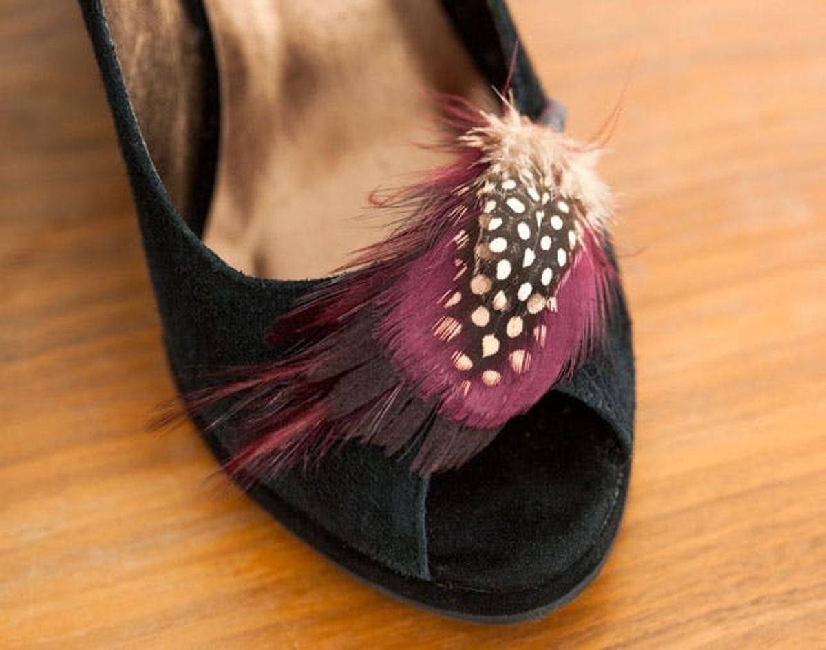 Create Interchangeable Toppers for Your Peep Toe Pumps