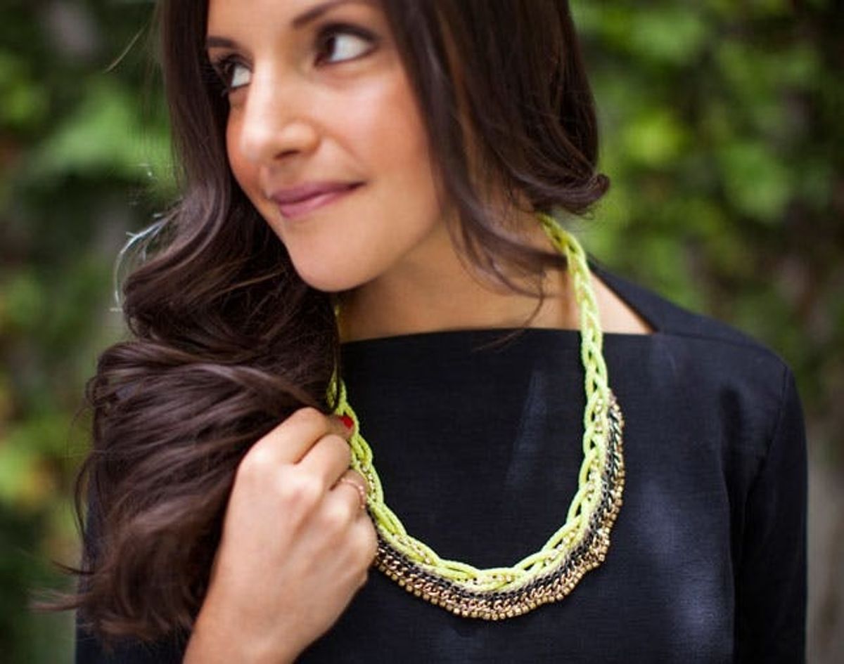 Rope, Meet Rhinestone: A New Statement Necklace to Try