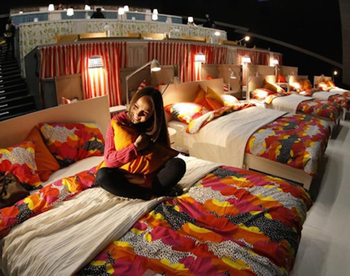 IKEA Replaced Movie Seats With Beds at This Theater