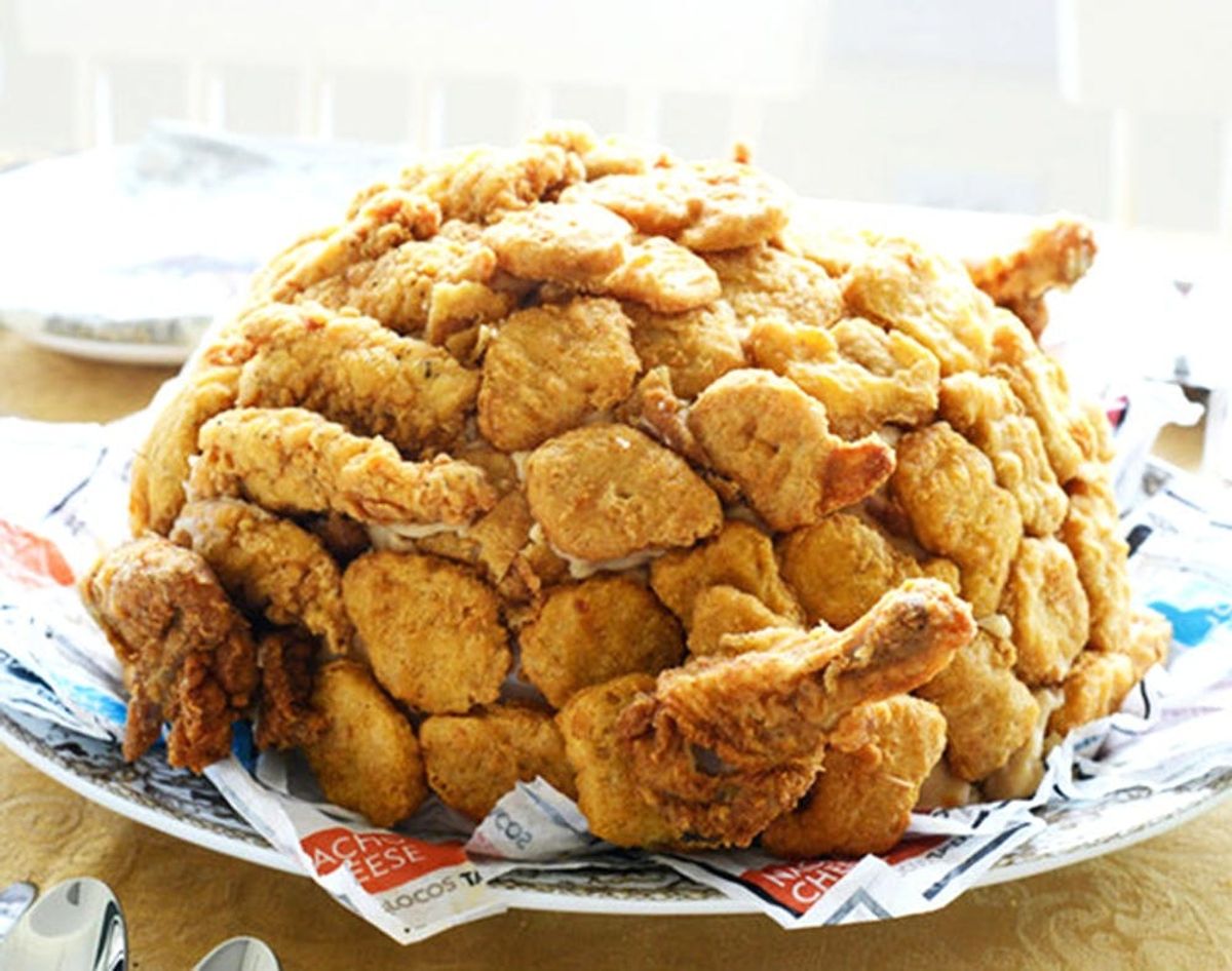 OMG This Thanksgiving Dinner Is Made Entirely of Fast Food