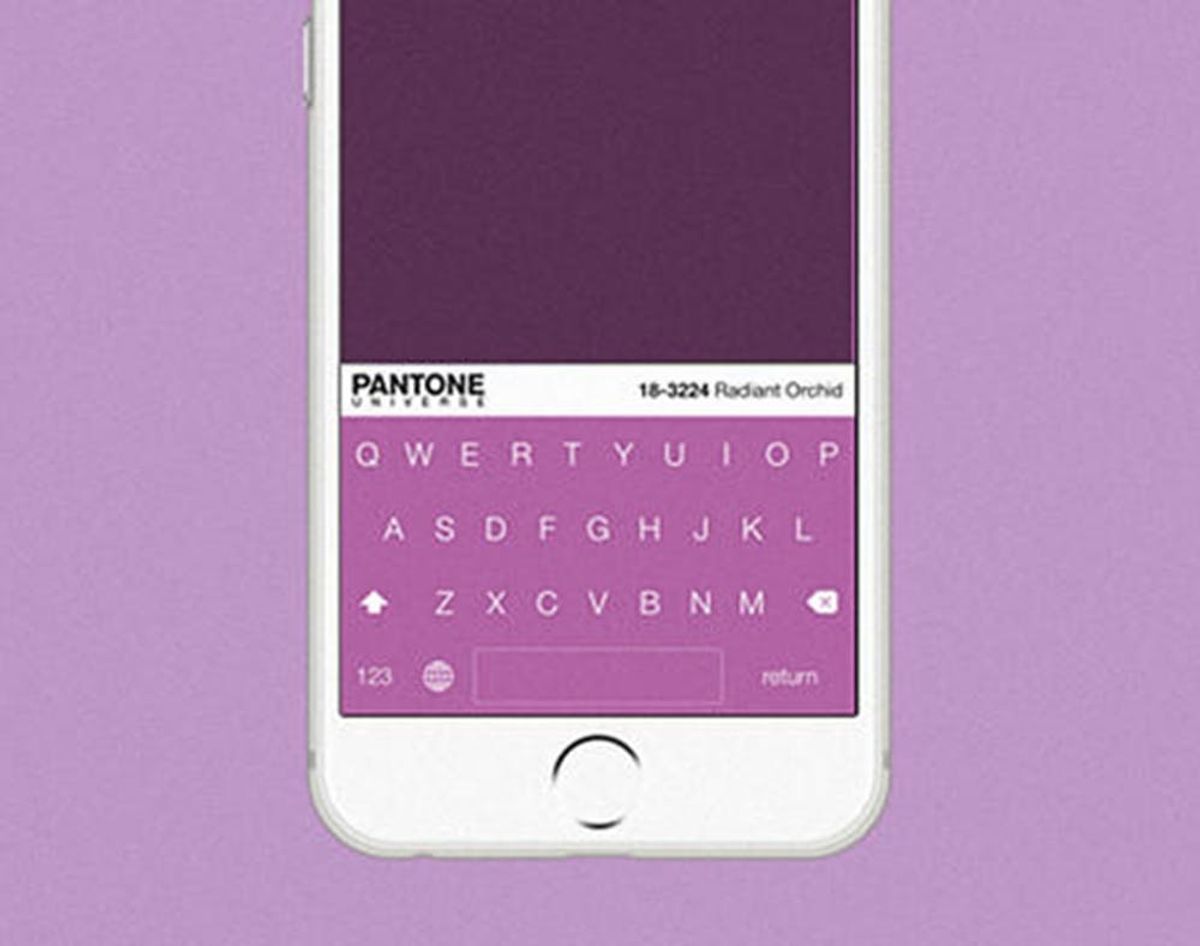 The Pantone iPhone Keyboard Will Brighten Your Day