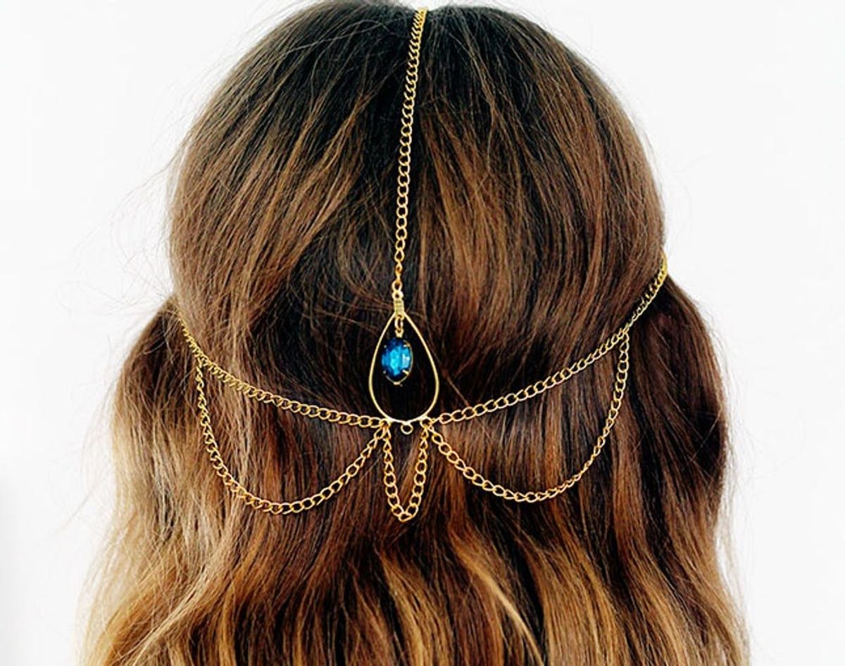 DIY a Chic Hair Chain in 15 Minutes