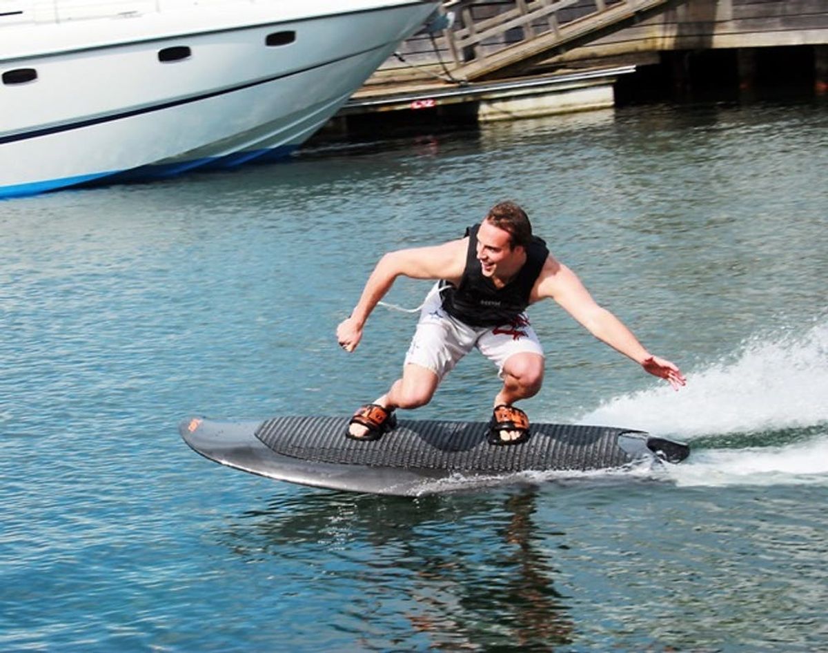 Missing Summer? Get on This Wakeboard, No Boat Needed Brit + Co
